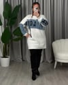 İcon Tasarım Sweatshirt Beyaz