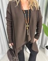 Jane Salaş Hırka Kahve