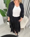 Jasmin Etekli Takım Siyah