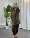 Kürk Deteylı Leopar Kaban