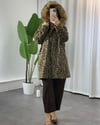Kürk Deteylı Leopar Kaban