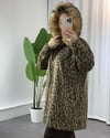 Kürk Deteylı Leopar Kaban