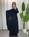 Layla Asimetrik Lacivert Kap