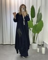 Layla Asimetrik Lacivert Kap