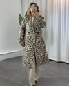 Leopar Desenli Palto