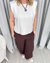 Lora Pantolon Bordo