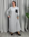 Margarita Tasarım Elbise Gri