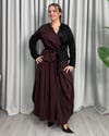 Maria Tasarım Takım Bordo Siyah
