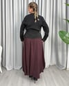 Maria Tasarım Takım Bordo Siyah