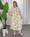 Matilda Gömlek Elbise Sarı