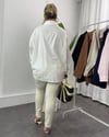 Melina Oversize Gömlek Ekru