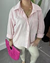 Melina Oversize Gömlek Pembe