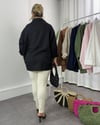 Melina Oversize Gömlek Siyah