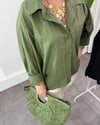 Melina Oversize Gömlek Yeşil