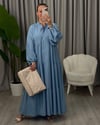 Melis Basic Elbise Mavi