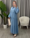 Melis Basic Elbise Mavi
