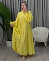 Melis Basic Elbise Sarı
