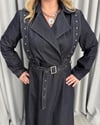Merlin Denim Elbise Lacivert