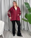 Merry Keçe Kaban Bordo