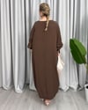 Mira Salaş Elbise Kahve