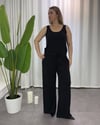 Moka Pantolonlu Takım Siyah