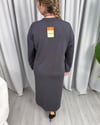 Natali Basic Elbise Füme