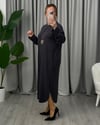 Natali Basic Elbise Füme