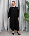 Natali Basic Elbise Siyah