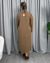 Natali Basic Elbise Taba