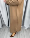 Natali Basic Elbise Taba