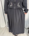 Nilda Etekli Takım Siyah