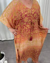 Nitya İpek Kimono Elbise Pembe Somon