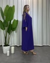 Payetli Mor Kimono Elbise