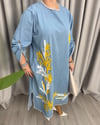Pomela Denim Elbise