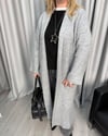 Pomela Hırka Açık Gri