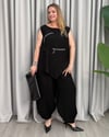 Premium Elenor Takım Siyah