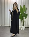 Premium Nakışlı  Siyah Elbise