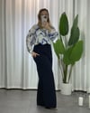 Premium Plazzo Pantolon Lacivert