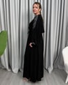Rozalinda Taşlı Elbise Siyah