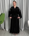 Rozalinda Taşlı Elbise Siyah