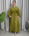Rozalinda Taşlı Elbise Yeşil