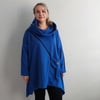 Santa Mavi Asimetrik Sweat