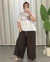 Sara Pantolonlu Takım Kahve