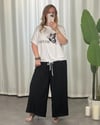 Sara Pantolonlu Takım Siyah