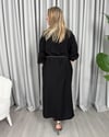 Shine Gömlek Elbise Siyah