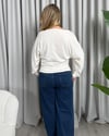 Silvia Basic Bluz Ekru