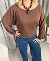 Silvia Basic Bluz Kahve