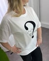 Siyah Taşlı Baskılı T-Shirt