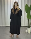 Sofia Payetli Gömlek Elbise Siyah