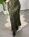 Star Yeşil Leopar Etek
